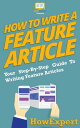 ＜p＞If you want to learn how to write captivating feature articles then, check this "How To Write Feature Articles" guide.＜/p＞ ＜p＞In this step-by-step guide, you will surely get＜br /＞ - Discover the writer in you.＜br /＞ - Develop well-written feature articles.＜br /＞ - An idea on how to write different types of feature articles.＜br /＞ - Tips when writing your feature article.＜br /＞ - Possible sources when writing feature articles.＜br /＞ - Know the qualities of a good feature article writer.＜br /＞ - Learn how your feature article be published.＜br /＞ - Impress your friends on this newly found ability of writing feature articles.＜br /＞ - Be known to be a good feature article writer.＜br /＞ - And much more.＜/p＞ ＜p＞HowExpert publishes quick 'how to' guides on all topics from A to Z by everyday experts.＜/p＞画面が切り替わりますので、しばらくお待ち下さい。 ※ご購入は、楽天kobo商品ページからお願いします。※切り替わらない場合は、こちら をクリックして下さい。 ※このページからは注文できません。