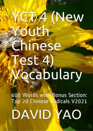 少儿汉语考试四级 YCT 4 (New Youth Chinese Test 4) Vocabulary Book 少儿汉语考试四级