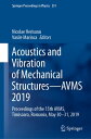 Acoustics and Vibration of Mechanical StructuresーAVMS 2019 Proceedings of the 15th AVMS, Timisoara, Romania, May 30 31, 2019【電子書籍】