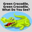 Green Crocodile, Green Crocodile, What Do You See?