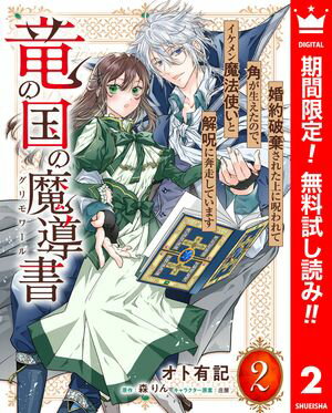 竜の国の魔導書 〜婚約破棄された上に呪われて角が生えたので、イケメン魔法使いと解呪に奔走しています〜【期間限定無料】 2