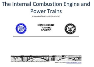 The Internal Combustion Engine and Power Trains