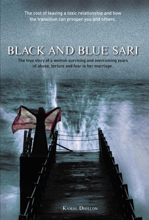 Black and Blue Sari
