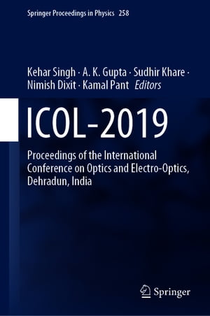 ŷKoboŻҽҥȥ㤨ICOL-2019 Proceedings of the International Conference on Optics and Electro-Optics, Dehradun, IndiaŻҽҡۡפβǤʤ21,878ߤˤʤޤ