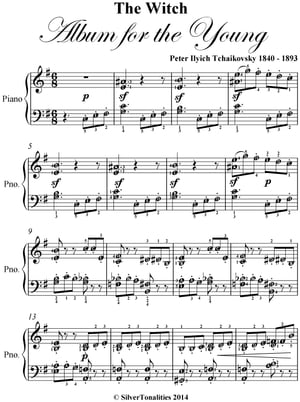 The Witch Opus 39 Number 20 Album for the Young Elementary Piano Sheet Music