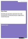 Introducing specific mutations into the Escherichia coli chromosome using linear transformation