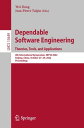 Dependable Software Engineering. Theories, Tools, and Applications 8th Internati...
