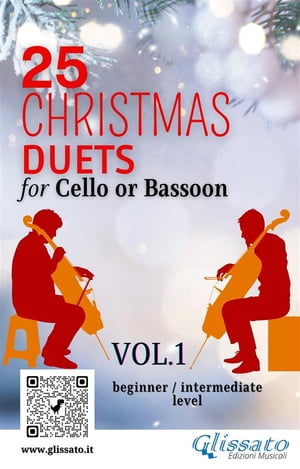 25 Christmas Duets for Cello or Bassoon - VOL.1