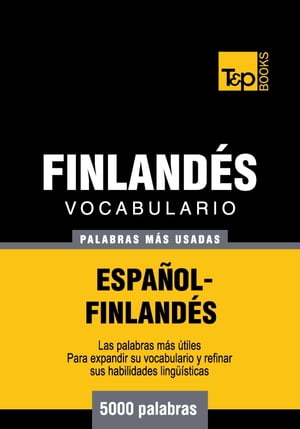 Vocabulario Español-Finlandés - 5000 palabras más usadas