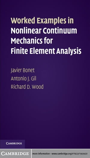 Worked Examples in Nonlinear Continuum Mechanics for Finite Element Analysis