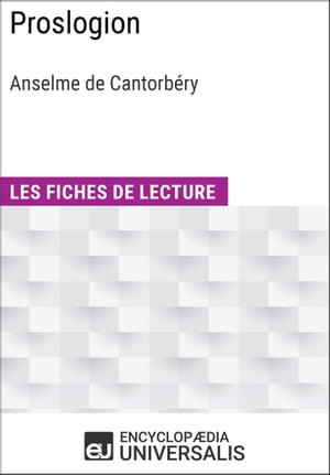 Proslogion d'Anselme de Cantorbéry