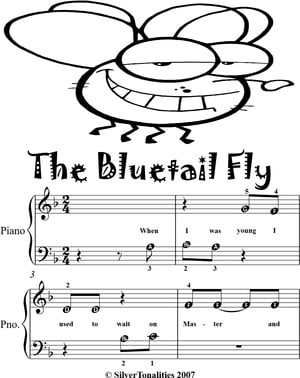 The Bluetail Fly Beginner Piano Sheet Music