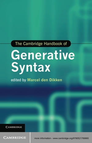 The Cambridge Handbook of Generative Syntax