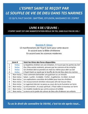 LESPRIT SAINT SE RE?OIT PAR LE SOUFFLE DE VIE DE DIEU DANS TES NARINE...