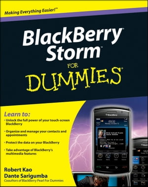 BlackBerry Storm For DummiesŻҽҡ[ Robert Kao ]