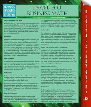 Excel For Business Math