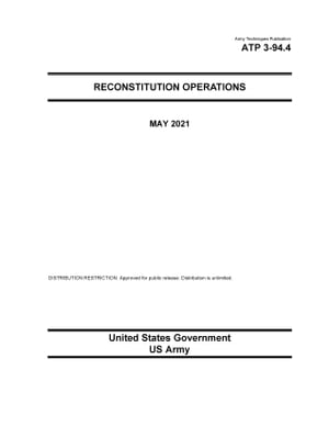 Army Techniques Publication ATP 3-94.4 Reconstitution Operations May 2021