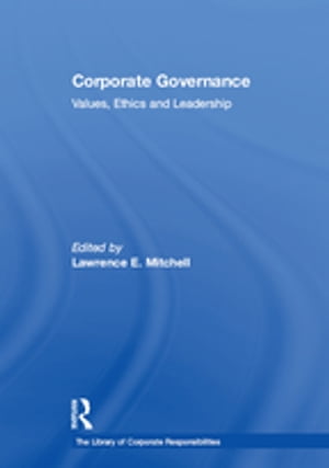 ＜p＞The study of corporate governance is a relatively modern development, with significant attention devoted to the subject only during the last fifty years. The topics covered in this volume include the purpose of the corporation, the board of directors, the role of shareholders, and more contemporary developments like hedge fund activism, the role of sovereign wealth funds, and the development of corporate governance law in what perhaps will become the dominant world economy over the next century, China. The editor has written an introductory essay which briefly describes the intellectual history of the field and analyses the material selected for the volume. The papers which have been selected present what the editor believes to be some of the best and most representative studies of the subjects covered. As a result the volume offers a rounded view of the contemporary state of the some of the dominant issues in corporate governance.＜/p＞画面が切り替わりますので、しばらくお待ち下さい。 ※ご購入は、楽天kobo商品ページからお願いします。※切り替わらない場合は、こちら をクリックして下さい。 ※このページからは注文できません。