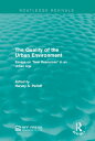 The Quality of the Urban Environment Essays on 