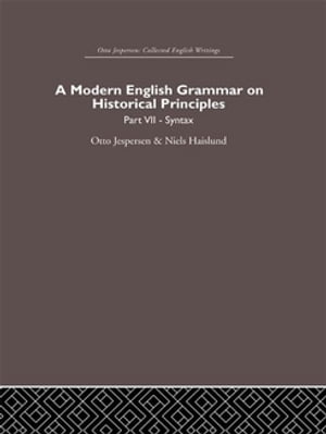 A Modern English Grammar on Historical Principles