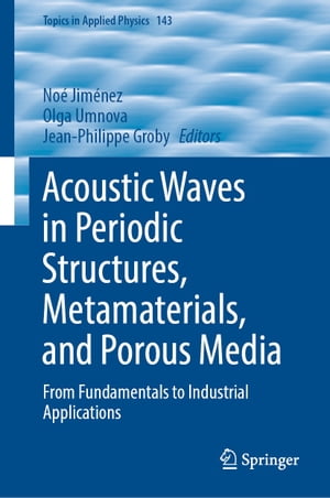 ＜p＞This book delivers a comprehensive and up-to-date treatment of practical applications of metamaterials, structured media, and conventional porous materials. With increasing levels of urbanization, a growing demand for motorized transport, and inefficient urban planning, environmental noise exposure is rapidly becoming a pressing societal and health concern. Phononic and sonic crystals, acoustic metamaterials, and metasurfaces can revolutionize noise and vibration control and, in many cases, replace traditional porous materials for these applications.＜/p＞ ＜p＞In this collection of contributed chapters, a group of international researchers reviews the essentials of acoustic wave propagation in metamaterials and porous absorbers with viscothermal losses, as well as the most recent advances in the design of acoustic metamaterial absorbers. The book features a detailed theoretical introduction describing commonly used modelling techniques such as plane wave expansion,multiple scattering theory, and the transfer matrix method. The following chapters give a detailed consideration of acoustic wave propagation in viscothermal fluids and porous media, and the extension of this theory to non-local models for fluid saturated metamaterials, along with a description of the relevant numerical methods. Finally, the book reviews a range of practical industrial applications, making it especially attractive as a white book targeted at the building, automotive, and aeronautic industries.＜/p＞画面が切り替わりますので、しばらくお待ち下さい。 ※ご購入は、楽天kobo商品ページからお願いします。※切り替わらない場合は、こちら をクリックして下さい。 ※このページからは注文できません。