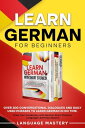 ＜p＞＜strong＞FINALLY THE BEST WAY TO MASTER GERMAN CONVERSATIONS AND SHARPEN YOUR VOCABULARY SKILLS IN NO TIME!＜/strong＞＜/p＞ ＜p＞German is an excellent language to know if you plan to travel in the hearth of Europe and visit wonderful places like well-known Berlin Zoo or visit the gothic Cologne Cathedral, or even make a boat tour in the wonderful Hamburg.＜/p＞ ＜p＞Whether you are a beginner or are looking to refresh your German speaking skills, ＜em＞"Learn German for Beginners"＜/em＞ by ＜em＞Language Mastery＜/em＞ can help you.＜/p＞ ＜p＞In this extended book, you will find ＜strong＞over 300 conversations covering different day-to-day situations＜/strong＞… From greetings, pronouns, question words, to verbs and much more...Every chapter break things down and cover topics in detail.＜/p＞ ＜p＞＜em＞After few weeks with Learn German for Beginners:＜/em＞＜/p＞ ＜ul＞ ＜li＞＜strong＞You will rapidly build a solid foundation of German＜/strong＞＜/li＞ ＜li＞You will have practical usage of basic German in a matter of weeks＜/li＞ ＜li＞＜strong＞You will produce and speak thousands of perfectly constructed phrases＜/strong＞＜/li＞ ＜li＞You will speak with good pronunciation due to constant repetition and imitation of native German speaker＜/li＞ ＜li＞＜strong＞You will remember at least 98% of the everything taught, due to the system of constant repetition and recycling of new language＜/strong＞＜/li＞ ＜/ul＞ ＜p＞＜em＞And don't worry...If you are not a beginner, we still have lessons for you!＜/em＞＜/p＞ ＜p＞This German workbook is for real language learners who truly want to learn German! By the end, you'll be able to hold basic German conversations ? such as introducing yourself, asking for directions and making small talk with others.＜/p＞ ＜p＞If you're a beginner and want to learn German in the fastest, easiest and most fun way, start here…＜/p＞ ＜p＞＜strong＞Scroll Up, Get This Book, and Start Speaking German Now!＜/strong＞＜/p＞画面が切り替わりますので、しばらくお待ち下さい。 ※ご購入は、楽天kobo商品ページからお願いします。※切り替わらない場合は、こちら をクリックして下さい。 ※このページからは注文できません。