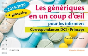 Les génériques en un coup d'oeil pour les infirmiers 2019-2020