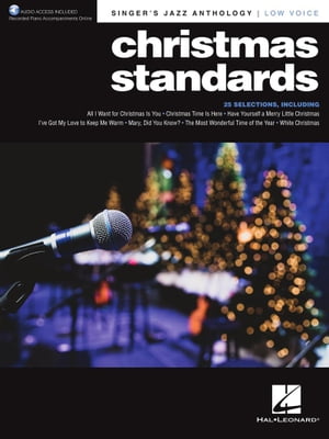 Christmas Standards: Singer's Jazz Anthology (Low Voice)