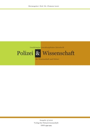 Zeitschrift Polizei & Wissenschaft Ausgabe 3/2022