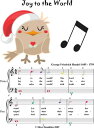 Joy to the World Easy Piano Sheet Music with Colored Notes【電子書籍】[ Traditional Ch...