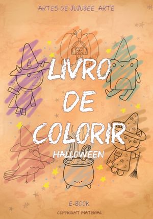 Livro De Colorir - Halloween