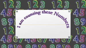 I am counting these numbers