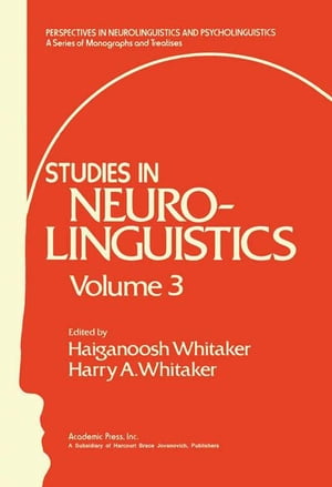 Studies in Neurolinguistics