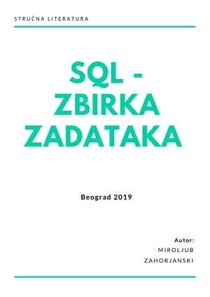 SQL-Zbirka zadataka