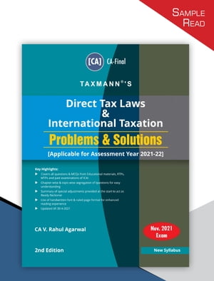 Taxmann's PROBLEMS & SOLUTIONS for Direct Tax Laws & International Taxation