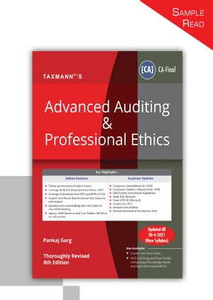 Taxmann’s Advanced Auditing & Professional Ethics