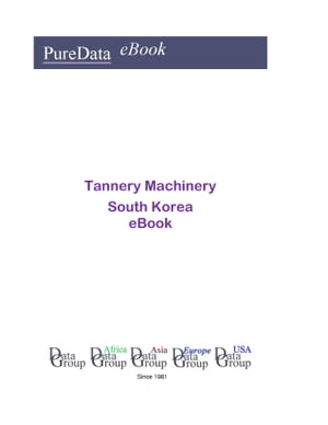 ＜p＞The Tannery Machinery South Korea eBook provides 14 years Historic and Forecast data on the market for each of the 51 Products and Markets covered. The Products and Markets covered (Tannery machinery) are classified by the Major Products and then further defined and analysed by each subsidiary Product or Market Sector. In addition full Financial Data (188 items: Historic and Forecast Balance Sheet, Financial Margins and Ratios) Data is provided, as well as Industry Data (59 items) for South Korea.＜/p＞ ＜p＞TANNERY MACHINERY＜/p＞ ＜ol＞ ＜li＞Tannery machinery &amp; equipment＜/li＞ ＜li＞Accessories &amp; components, tannery machinery＜/li＞ ＜li＞Agitators, tannery＜/li＞ ＜li＞Bleaching machines, tannery＜/li＞ ＜li＞Bleeding machines, tannery＜/li＞ ＜li＞Brushing machines, tannery＜/li＞ ＜li＞Draining machines, tannery＜/li＞ ＜li＞Drying horses, tubular, tannery＜/li＞ ＜li＞Drying machinery &amp; equipment, tannery＜/li＞ ＜li＞Edging machines, tannery＜/li＞ ＜li＞Fellmongering machines, leather, tannery＜/li＞ ＜li＞Finishing machines for reconstituted leather＜/li＞ ＜li＞Fulling machines &amp; equipment, tannery＜/li＞ ＜li＞Gearboxes, drum control, tannery machinery＜/li＞ ＜li＞Glazing &amp; glossing machines, tannery＜/li＞ ＜li＞Graining machines, tannery＜/li＞ ＜li＞Knives &amp; blades, spiral, tannery＜/li＞ ＜li＞Knives, circular, tannery＜/li＞ ＜li＞Knives, paring machine, tannery＜/li＞ ＜li＞Leather degreasing plant, tannery＜/li＞ ＜li＞Leather fluffing machines, tannery＜/li＞ ＜li＞Leather grain finishing machines, tannery＜/li＞ ＜li＞Leather lacquering &amp; varnishing machines &amp; equipment＜/li＞ ＜li＞Leather slitting machines, tannery＜/li＞ ＜li＞Leather washing machines, tannery＜/li＞ ＜li＞Liming drums &amp; equipment, tannery＜/li＞ ＜li＞Ovens for tanning &amp; leather working＜/li＞ ＜li＞Ovens, drying, paste &amp; toggle, tanning &amp; leather working＜/li＞ ＜li＞Paddle wheels, tannery＜/li＞ ＜li＞Pincers, leather tacking, tannery＜/li＞ ＜li＞Polyurethane (PU) laminating machinery, tannery＜/li＞ ＜li＞Presses, hydraulic, tannery＜/li＞ ＜li＞Pumps, tannery fleshings＜/li＞ ＜li＞Reconstituted leather production plant &amp; equipment＜/li＞ ＜li＞Rollers for leathers &amp; hides, tannery＜/li＞ ＜li＞Rolling up &amp; packaging machines for leather, tannery＜/li＞ ＜li＞Sammying &amp; setting machines, tannery＜/li＞ ＜li＞Scudding &amp; de-hairing machines, tannery＜/li＞ ＜li＞Seasoning machines, tannery＜/li＞ ＜li＞Shaving &amp; fleshing machines, tannery＜/li＞ ＜li＞Shaving, fleshing &amp; splitting blades, tannery＜/li＞ ＜li＞Skinning knives, tannery＜/li＞ ＜li＞Smoothing machines, tannery＜/li＞ ＜li＞Sorting &amp; measuring machines for semi-processed leather &amp; rawhides, tannery＜/li＞ ＜li＞Spraying machinery &amp; equipment, tannery＜/li＞ ＜li＞Stacking machines for hides, tannery＜/li＞ ＜li＞Staking machines, tannery＜/li＞ ＜li＞Tanning drums＜/li＞ ＜li＞Trimmers, tannery＜/li＞ ＜li＞Vats, tannery＜/li＞ ＜li＞Tannery machinery, NSK＜/li＞ ＜/ol＞ ＜p＞There are 188 Financial items covered, including:＜br /＞ Total Sales, Pre-tax Profit, Interest Paid, Non-trading Income, Operating Profit, Depreciation, Trading Profit, Assets (Intangible, Intermediate + Fixed), Capital Expenditure, Retirements, Stocks, Total Stocks / Inventory, Debtors, Maintenance Costs, Services Purchased, Current Assets, Total Assets, Creditors, Loans, Current Liabilities, Net Assets / Capital Employed, Shareholders Funds, Employees, Process Costs, Total Input Supplies / Materials + Energy Costs, Employees Remunerations, Sub Contractors, Rental &amp; Leasing, Maintenance, Communication, Expenses, Sales Costs + Expenses, Premises, Handling + Physical Costs, Distribution Costs, Advertising Costs, Product Costs, Customer + After-Sales Costs, Marketing Costs, New Technology + Production, R + D Expenditure, Operational Costs.＜br /＞ /.. etc.＜/p＞画面が切り替わりますので、しばらくお待ち下さい。 ※ご購入は、楽天kobo商品ページからお願いします。※切り替わらない場合は、こちら をクリックして下さい。 ※このページからは注文できません。