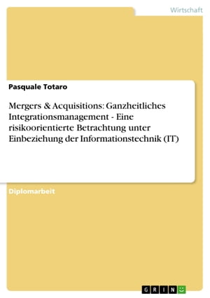 Mergers & Acquisitions: Ganzheitliches Integrationsmanagement - Eine risikoorientierte Betrachtung unter Einbeziehung der Informationstechnik (IT)