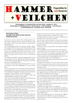 Hammer + Veilchen Nr. 18 Flugschriften f?r neue KurzprosaŻҽҡ