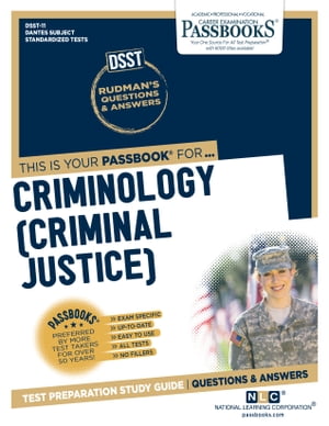 CRIMINOLOGY (CRIMINAL JUSTICE)