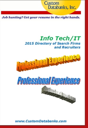 Info Tech/IT 2015 Directory of Search Firms and Recruiters