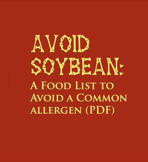 Avoid Soybean in Foods