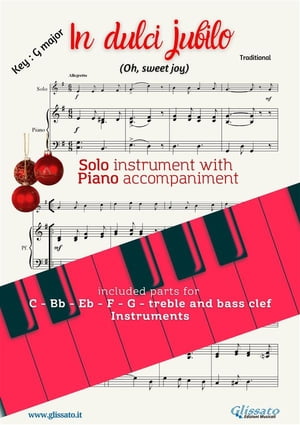 In dulci Jubilo (in G) for solo instrument w/ piano accompaniment