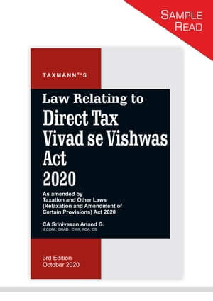 Taxmann’s Law Relating to Direct Tax Vivad se Vishwas Act 2020