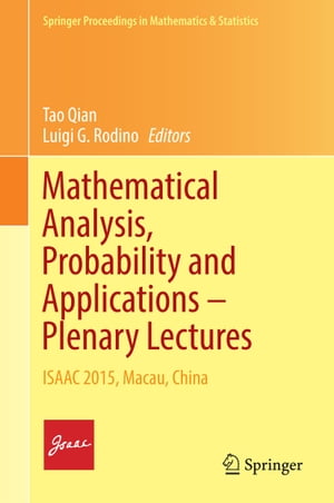 Mathematical Analysis, Probability and Applications – Plenary Lectures