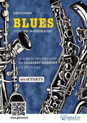 Clarinet Quartet "Blues" by Gershwin - set of parts