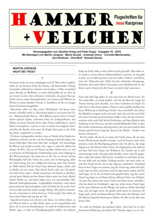 Hammer + Veilchen Nr. 19 Flugschriften f?r neue Kurzprosa【電子書籍】