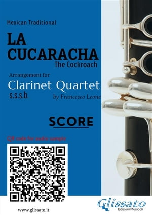 Clarinet Quartet score of "La Cucaracha"