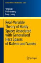 Real-Variable Theory of Hardy Spaces Associated with Generalized Herz Spaces of Rafeiro and Samko【電子書籍】 Yinqin Li