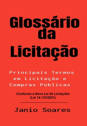 Glossário Da Licitação